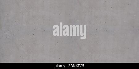 Concrete background texture. Smooth exposed concrete material, building wall or floor, gray color, banner Stock Photo