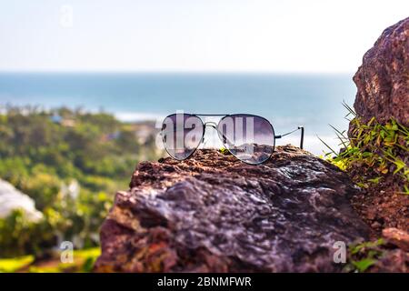 Sunglasses on the sand of Palolem beach. South Goa, India Stock Photo |  Adobe Stock