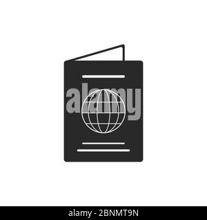 international passport icon vector illustration Stock Photo