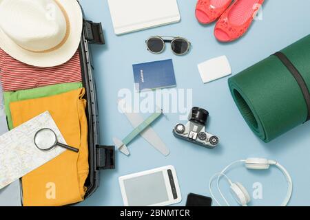 Travel concept. Planning a tourist trip. Stock Photo