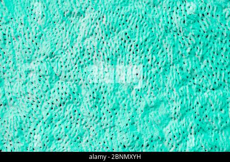 texture turquoise stone with holes, concrete, rock Stock Photo