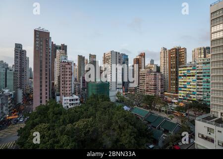 Hong Kong, urban life, densely populated Stock Photo
