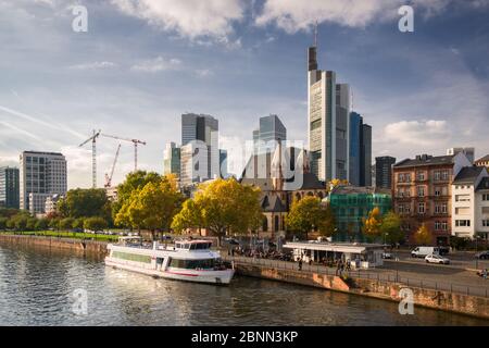 Germany, Frankfurt am Main, cityscape in autumn Stock Photo