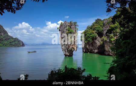 Khao Phing Kan Island - James Bond Island - Ao Phang Nga National Park In Phuket, Thailand19/11/2019 Stock Photo