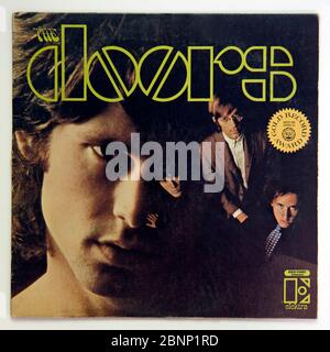 The Doors debut album cover by Guy Webster, art direction William S. Harvey Stock Photo