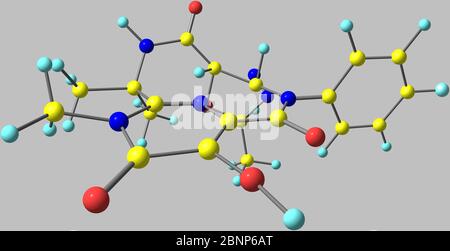 Molecular Model Of A Human Immunodeficiency Virus Type 1 (Hiv-1 ...