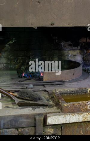 Embers and Flames of a smith's forge Stock Photo - Alamy