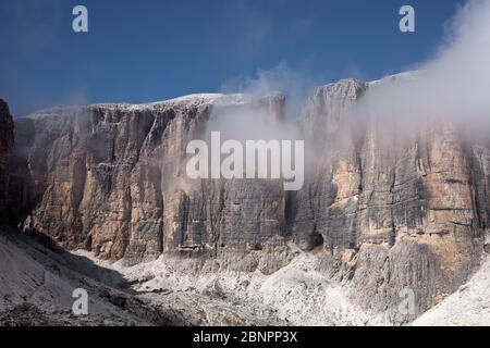 Piz Boè Lunar Landscapes Stock Photo