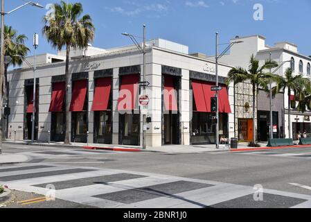 Beverly Hills CA USA May 8 2020 Cartier store on Rodeo Drive