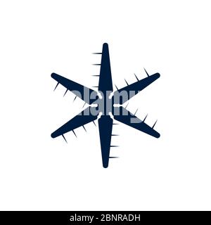 Windmill vector graphic design illustration Stock Vector
