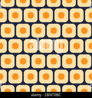 Latest modern fashionable circle seamless pattern vector background. Perfect for business concepts, backgrounds, backdrop, banner, fabric, poster, sti Stock Vector