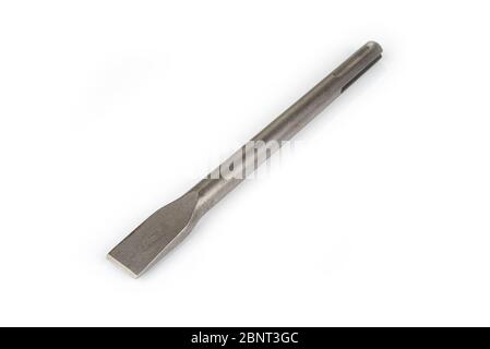 Chisel SDS max on heavy duty drill Stock Photo