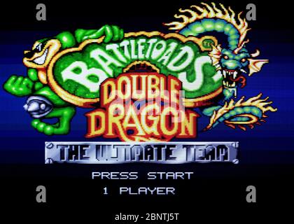 Double Dragon V 5 - SNES Super Nintendo - Editorial use only Stock Photo -  Alamy