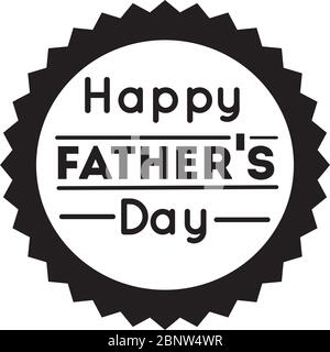 happy fathers day lace line style Stock Vector Image & Art - Alamy
