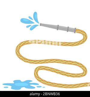 Fire Hose Reel Icon Isolared on White Background Stock Vector