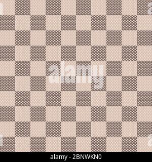 Seamless chessboard pattern. Contrast and bright mosaic decoration for  design, art, prints, wallpaper, backdrops. with light brown colors Stock  Photo - Alamy