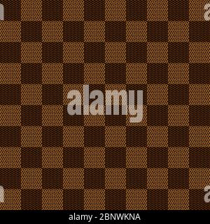 Simple seamless black white checkerboard pattern background Stock Photo -  Alamy