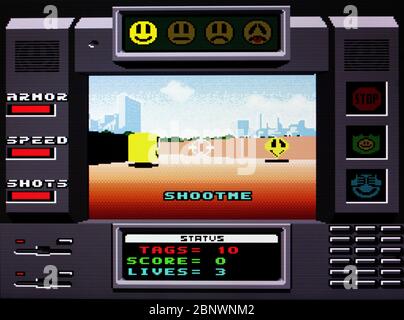 Faceball 2000 – Classic Game Boy Game – 3D Maze Shooter For Multiplayer Fun