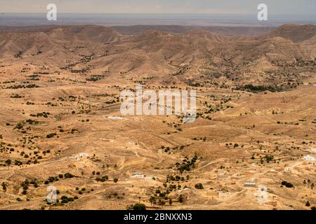 welcome to tunisia, welcome in the dahar Stock Photo