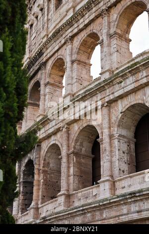 Colosseum of Rome. Fight arena of Roman Empire, Rome Italy Stock Photo ...