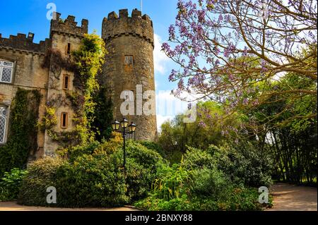 Ancient Castles in Ireland North of Dublin Stock Photo
