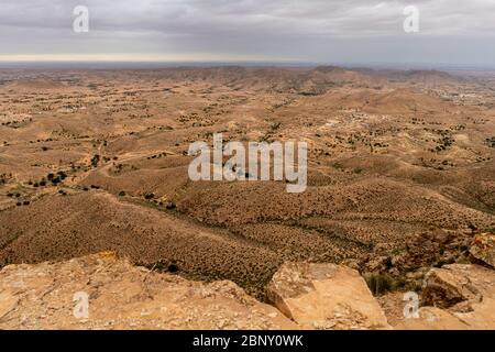 welcome to tunisia, welcome in the dahar Stock Photo