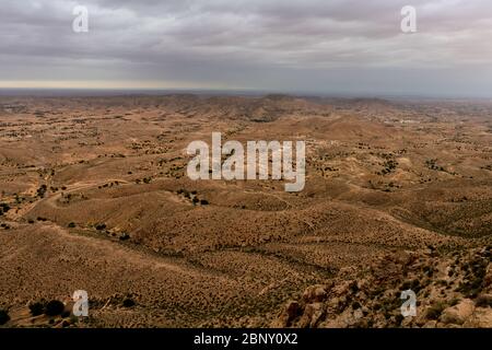 welcome to tunisia, welcome in the dahar Stock Photo