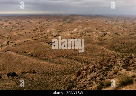 welcome to tunisia, welcome in the dahar Stock Photo