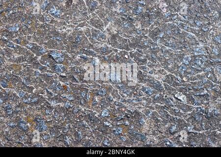 Background. Old cold-toned concrete slab, horizontal Stock Photo