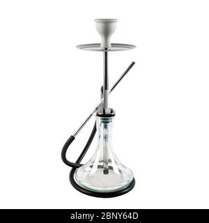 Hookah shisha with glass flask and metal bowl isolated on transparent  background PNG - Similar PNG