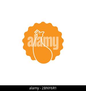 circle swirl peacock symbol logo vector Stock Vector