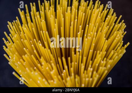 Beautiful background of Italian pasta for various use. Stock Photo