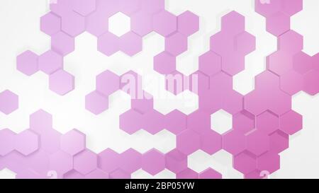 3d rendering. Abstract hexagon geometry background Stock Photo - Alamy