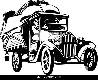 Family Moving Vector Illustration Stock Vector
