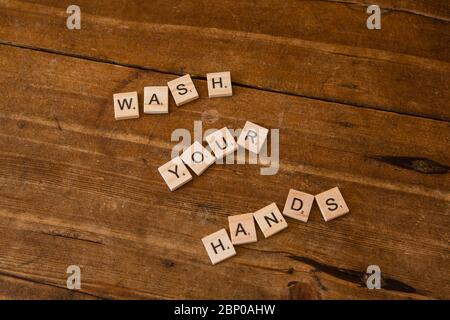 Wash your hands Stock Photo