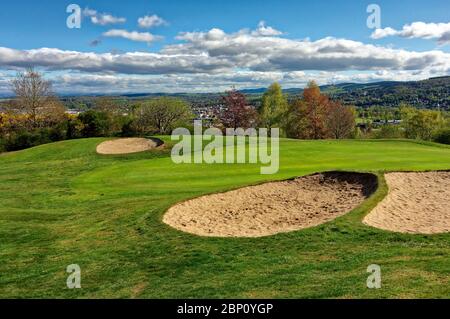 The Craigie Golf Club, Perth, Scotland in spring Stock Photo
