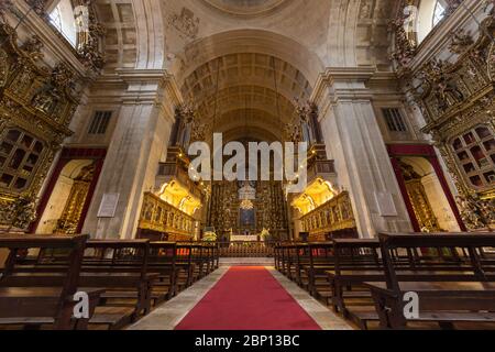 PORTO, PORTUGAL - FEBRUARY 27, 2017: Porto Cathedral (Se do Porto) in historical center of Porto. Stock Photo