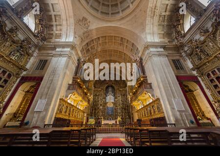 PORTO, PORTUGAL - FEBRUARY 27, 2017: Porto Cathedral (Se do Porto) in historical center of Porto. Stock Photo