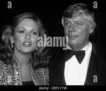 Phyllis George and Gov. John Y. Brown Jr. in 1981 in New York City. Credit: Walter McBride/MediaPunch Stock Photo