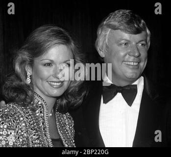 Phyllis George and Gov. John Y. Brown Jr. in 1981 in New York City. Credit: Walter McBride/MediaPunch Stock Photo