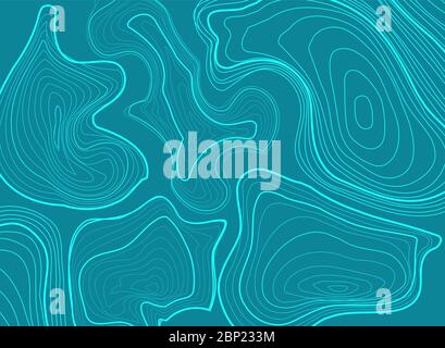 Topographic map background concept Stock Vector