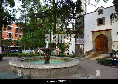 Plaza Romita in the La Romita neighborhood located in the Colonia Roma section of Mexico City. Stock Photo