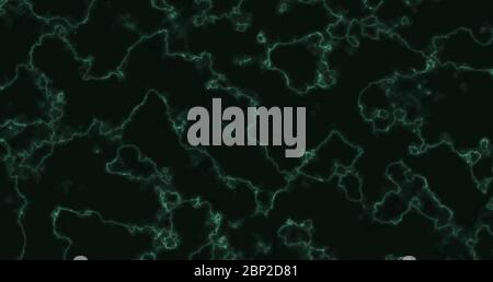 Marble with green veins on black background. Template for wedding invitation. Marble vector texture Stock Vector