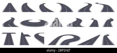 Vector perspective roads Stock Vector Image & Art - Alamy
