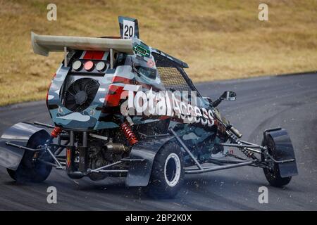 Hayden Paddon in his 2020 Semog Crosskart with GSX-R 750 engine. Stock Photo