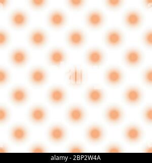 Orange Seamless halftone Pattern. Seamless Dots Pattern. Stock Vector illustration isolated on white background. Stock Vector