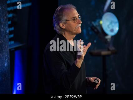New Horizons Ultima Thule Flyby  New Horizons co-investigator John Spencer of the Southwest Research Institute (SwRI), Boulder, CO, speaks about the flyby of Ultima Thule during an overview of the New Horizons Mission, Monday, Dec. 31, 2018 at Johns Hopkins University Applied Physics Laboratory (APL) in Laurel, Maryland. Stock Photo