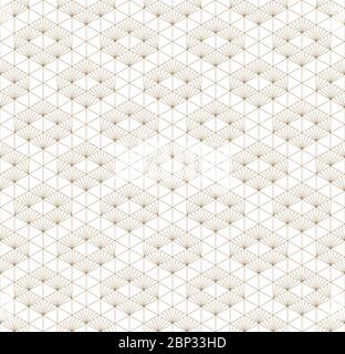 Beautiful Seamless japanese pattern kumiko for shoji screen, great design for any purposes. Japanese pattern background vector. Japanese traditional w Stock Vector