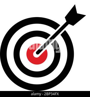 Successful shoot icon on white background vector illustration Stock Vector