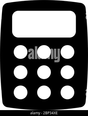 Intercom, Door Sound Video Communicator. Flat Vector Icon illustration. Simple black symbol on white background. Intercom, Door Video Communicator sig Stock Vector